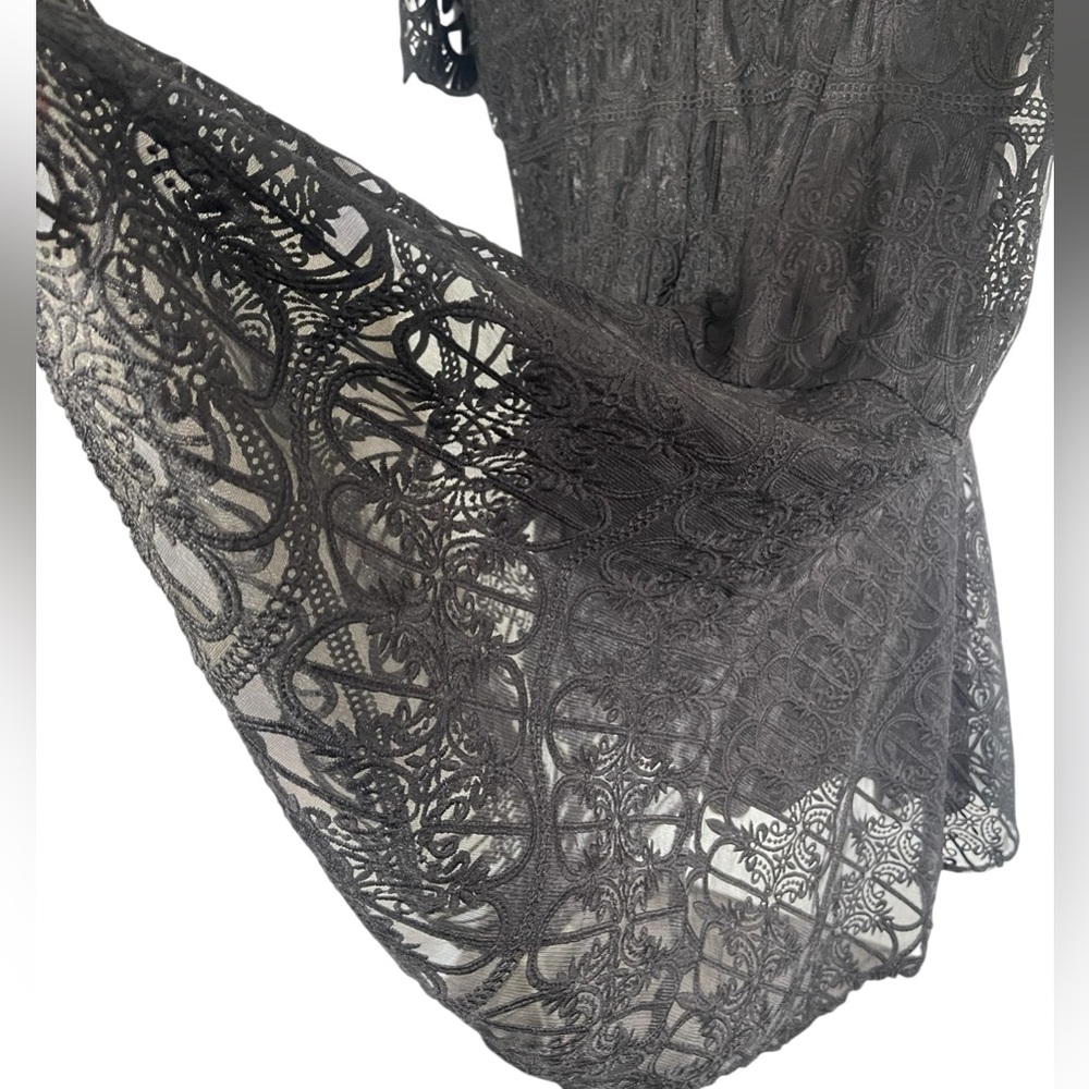 Giovanna Signature Embroidery Luxurious
Lace Black Dress Size 22W - Picture 7 of 9